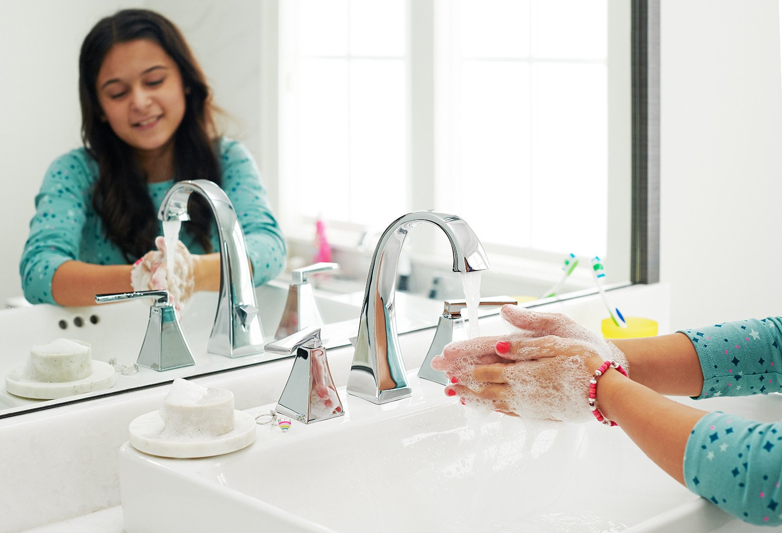 Hand washing lifestyle image
